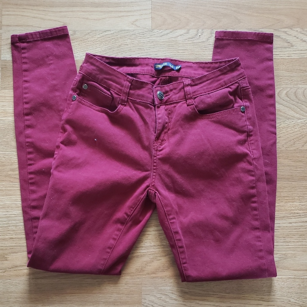 Burgundy pants